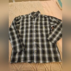 Polo Ralph Lauren Pajama Top Mens Blue Plaid Size‎ M